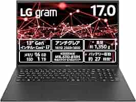 Amazon.co.jp: LG ノートパソコン LG gram/17ZB90R-MA78J(2023年